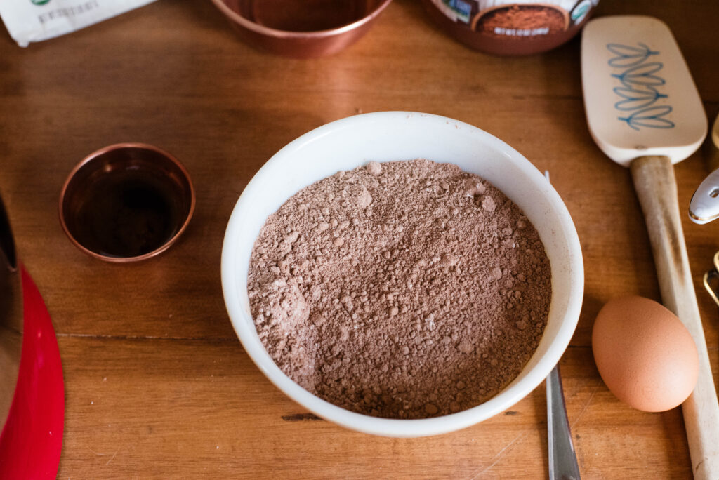 dry ingredients for cookie dough