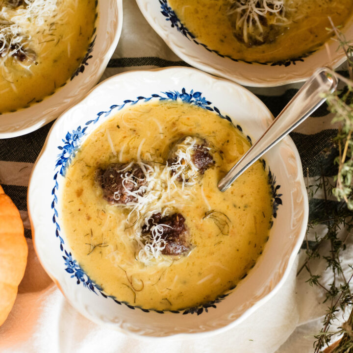 The Best Pumpkin Sausage Soup