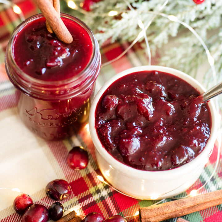 Spiced Cranberry Christmas Jam