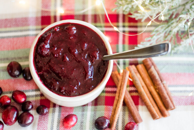 Spiced Cranberry Christmas Jam | Irresistibly Easy and Delicious
