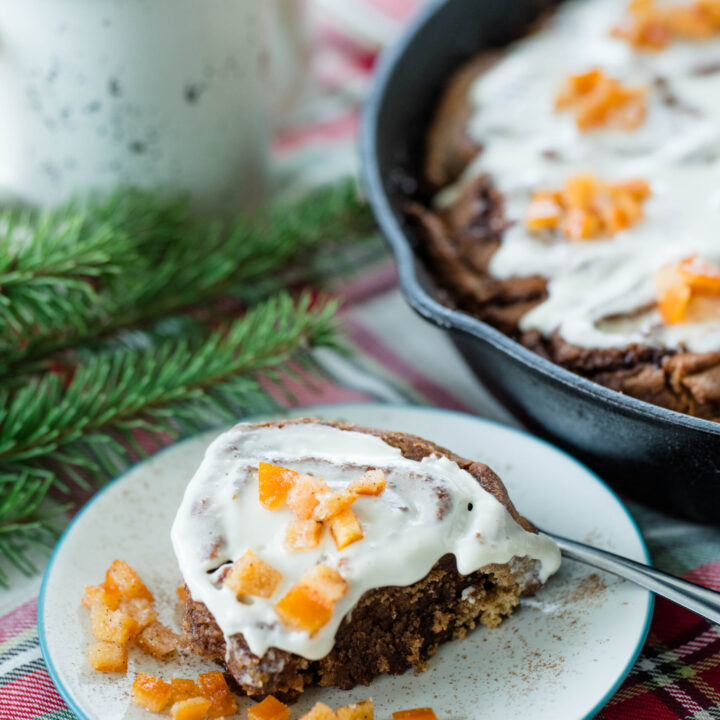 Sourdough Gingerbread Cinnamon Rolls