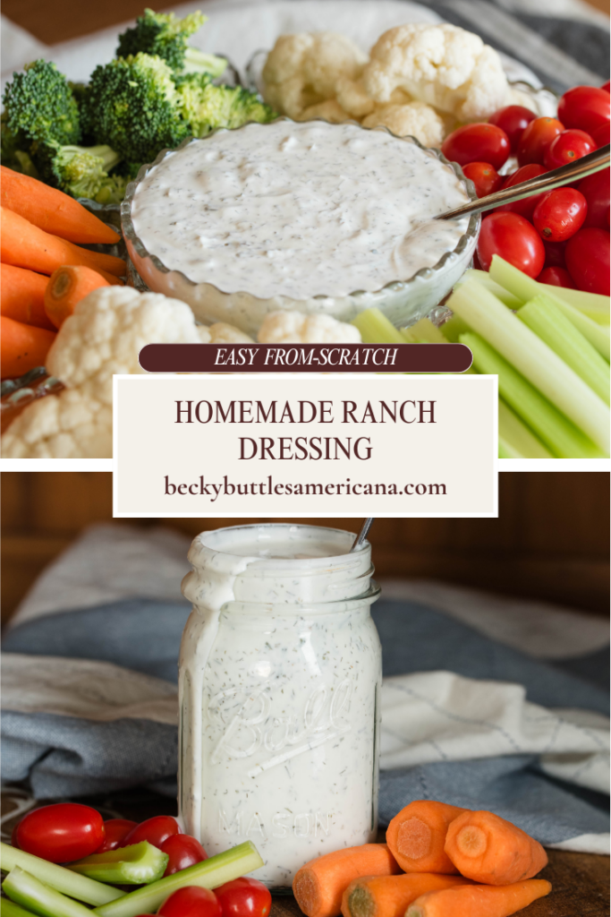 homemade ranch dressing