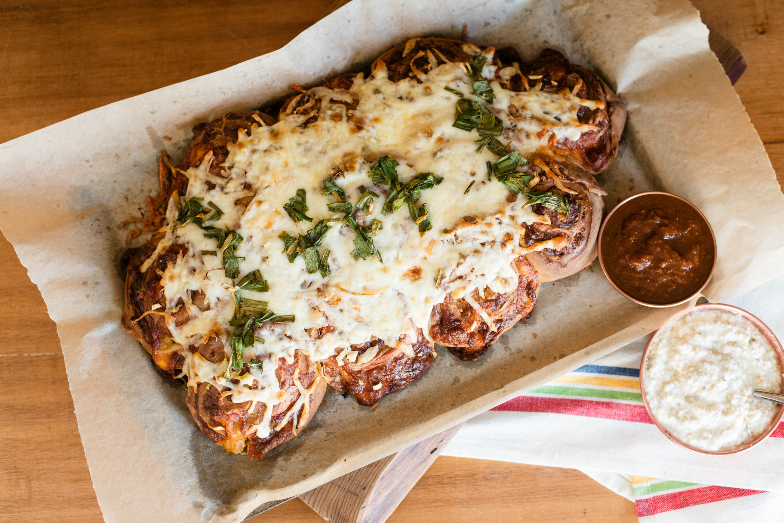 The Best From-Scratch Cheesy Sourdough Pizza Rolls