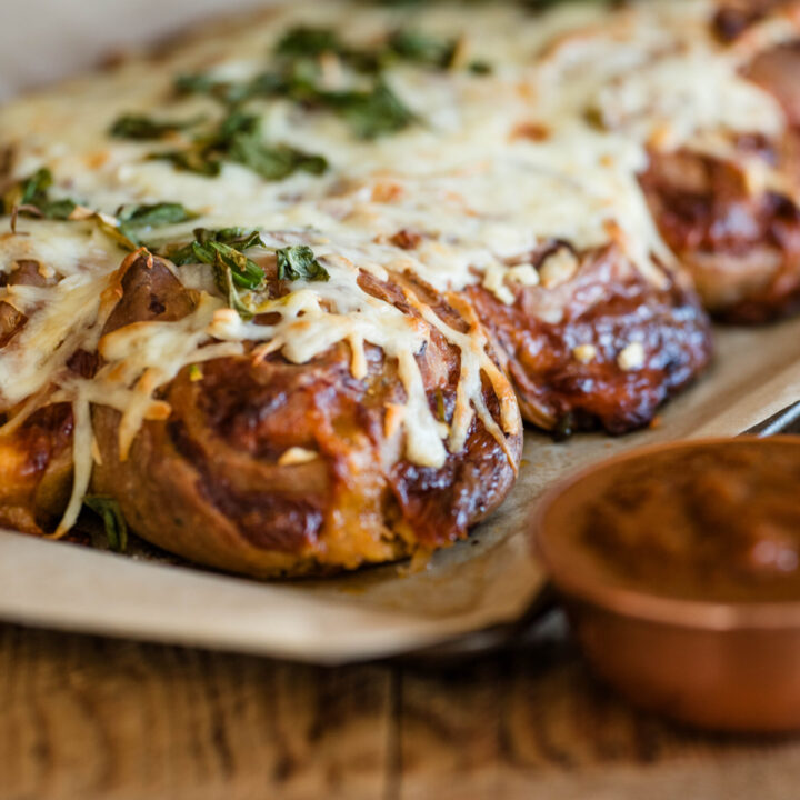 The Best From-Scratch Cheesy Sourdough Pizza Rolls