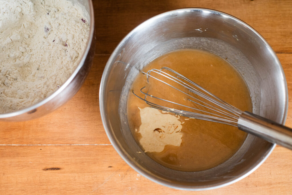 wet ingredients for pizza rolls
