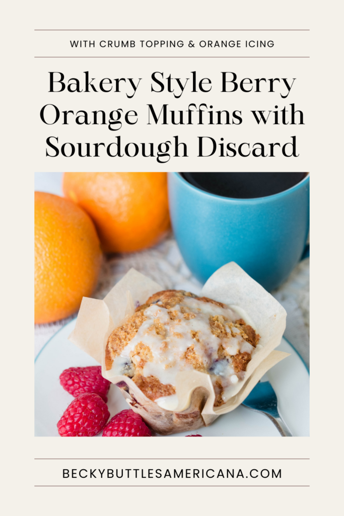 bakery style berry orange muffins