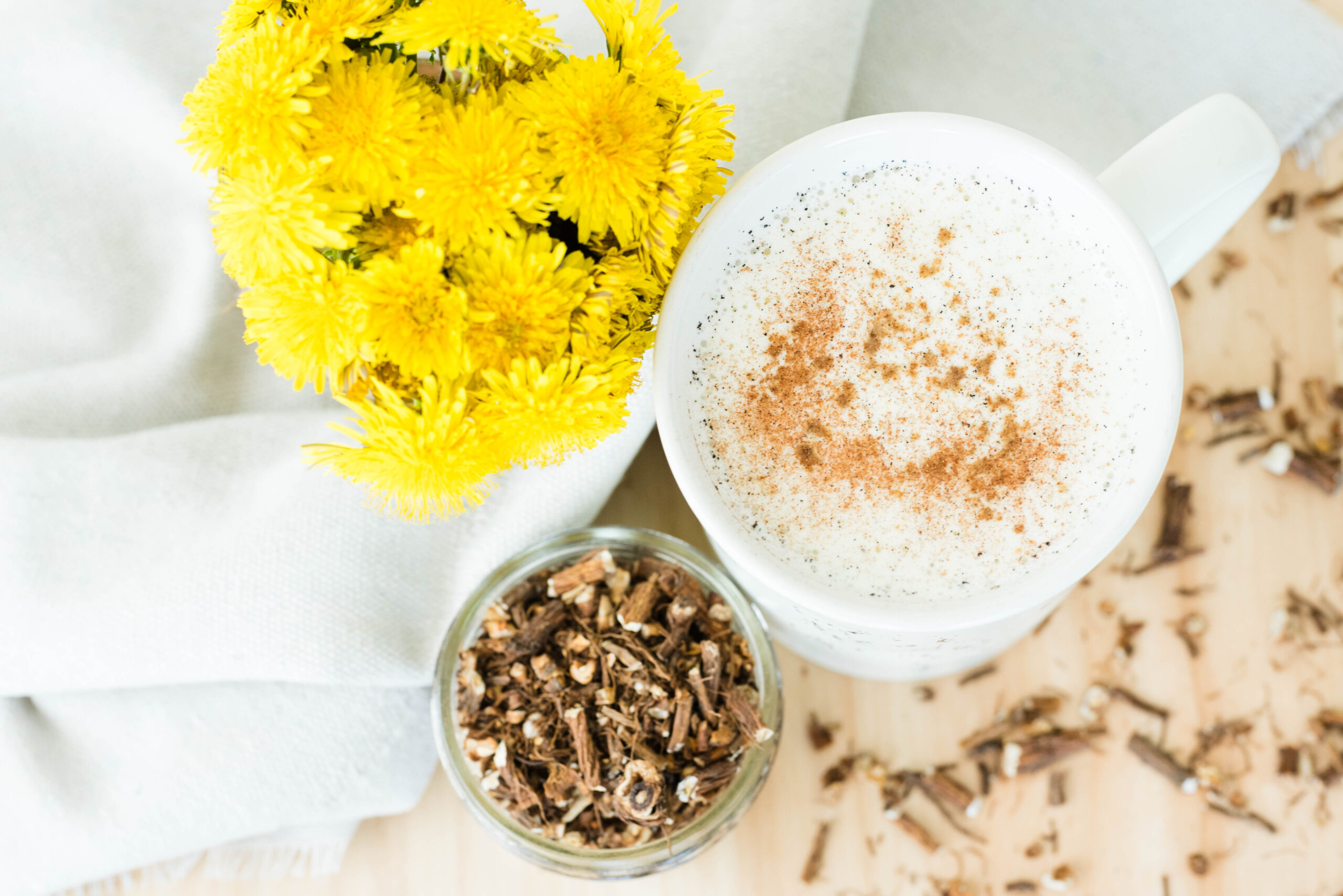 Dandelion Root Tea Latte | Quick & Easy to Make