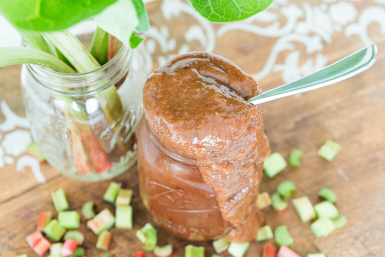 The Best Homemade Barbecue Sauce with Rhubarb