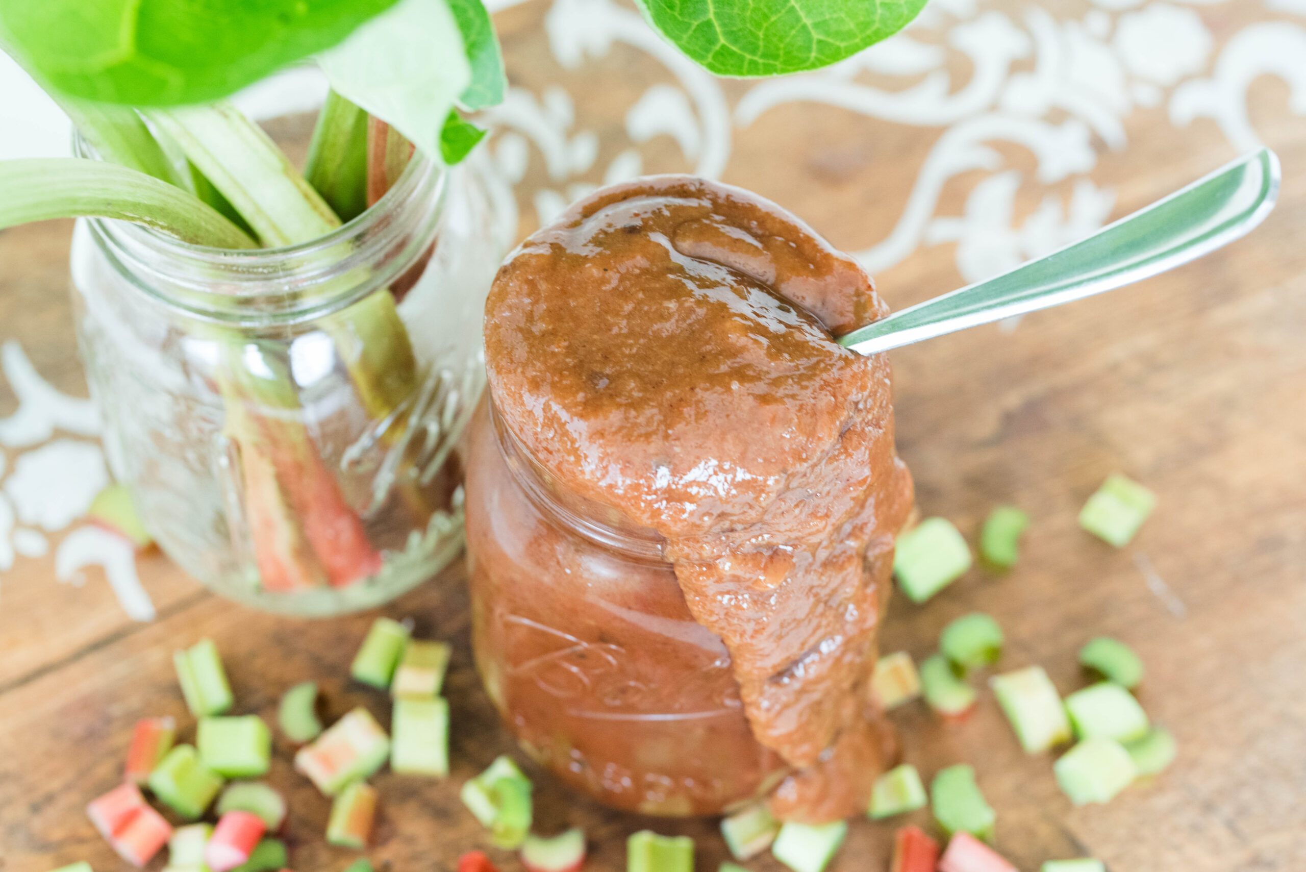 The Best Homemade Barbecue Sauce with Rhubarb