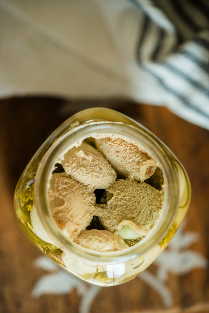 Kahm yeast on top of fermented garlic.