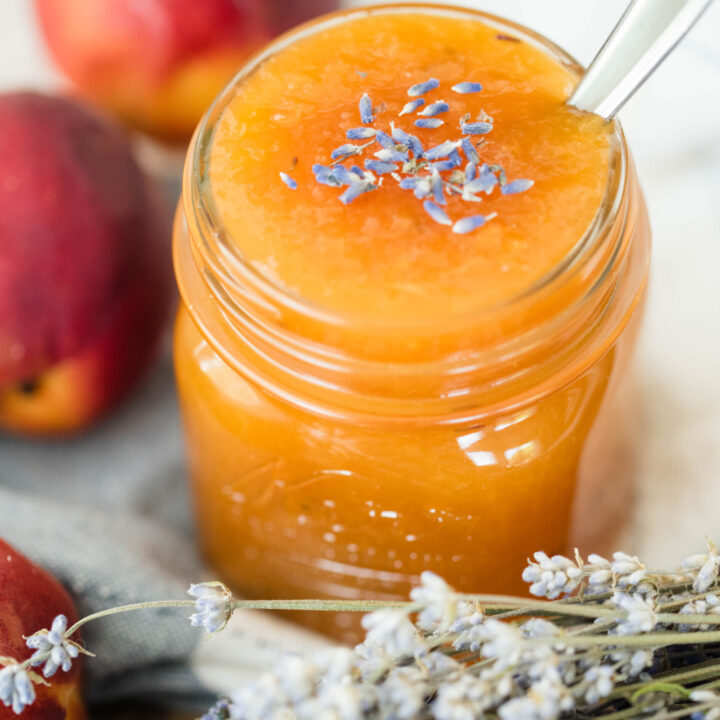 Peach Lavender Jam From Scratch