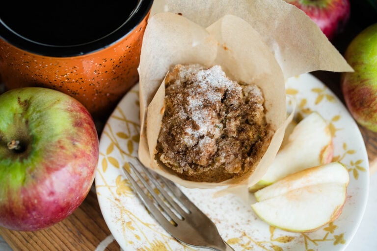 The Best Easy Apple Spice Muffins with Zucchini for Breakfast