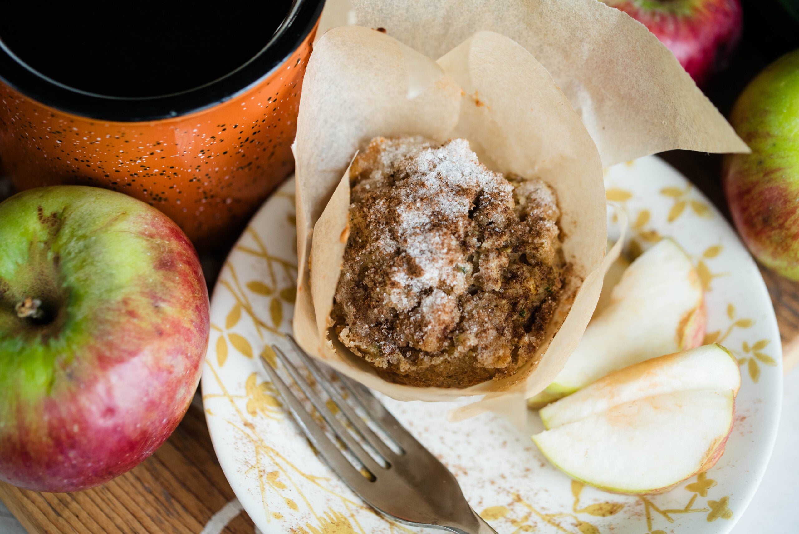 The Best Easy Apple Spice Muffins with Zucchini for Breakfast